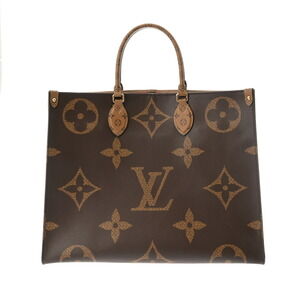 Louis Vuitton Monogram Giant On the Go tote bag brown canvas handbag